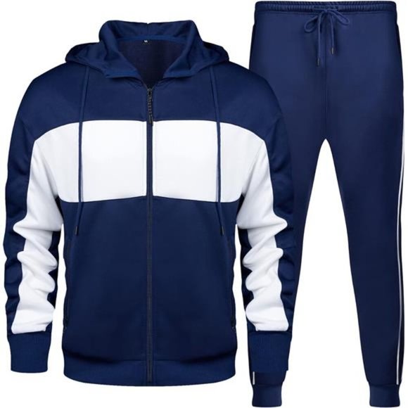 NEW Men's Long Sleeve Jogger Tracksuit - Picture 1 of 5